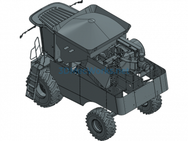 AGCO Company's Challenger Harvester (UG Design) - UG(NX) - Free Download
