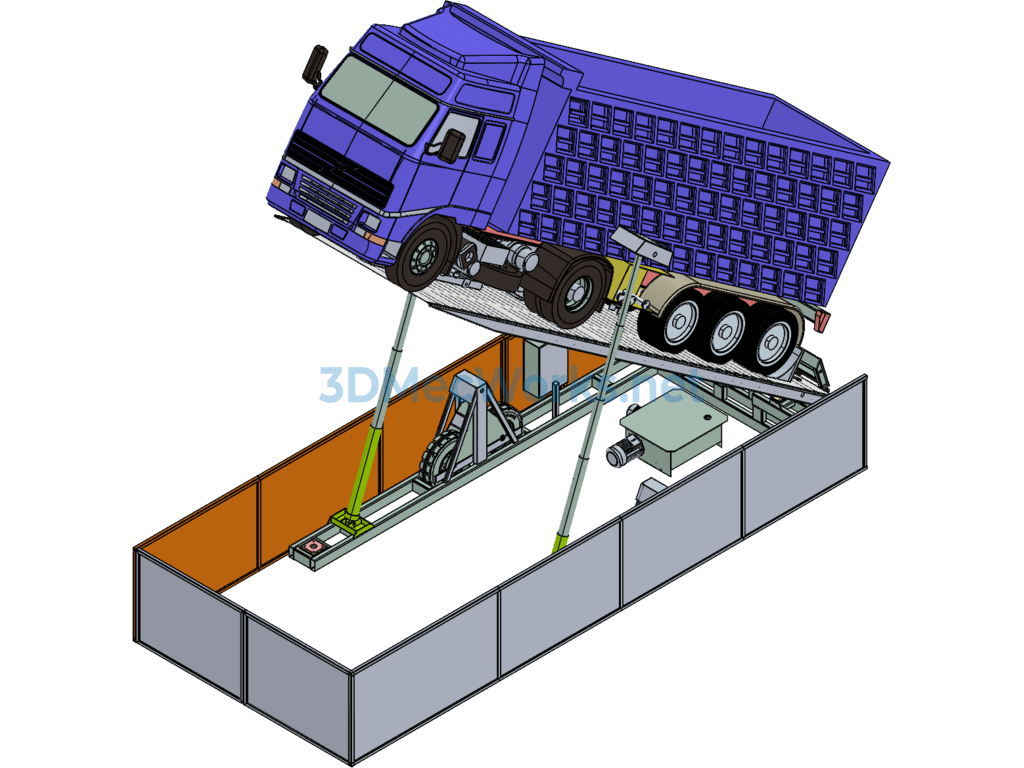 Movable Truck Shock Absorber - UG(NX) - Free Download Movable Truck Shock Absorber - Image 4