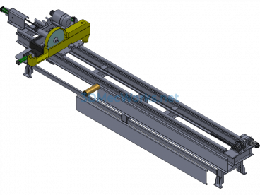 16-Inch Aluminum Profile Fully Automatic Interruption Saw - SolidWorks - Free Download