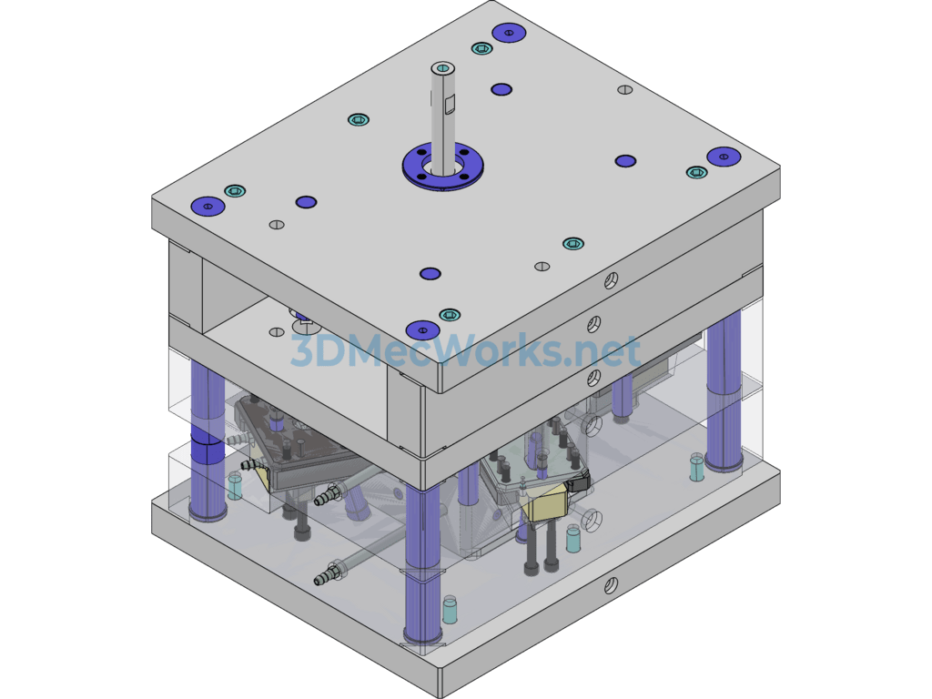 Pipeline Interface Mold (ug Design) - UG(NX) - Free Download Pipeline Interface Mold (ug Design) - Image 2