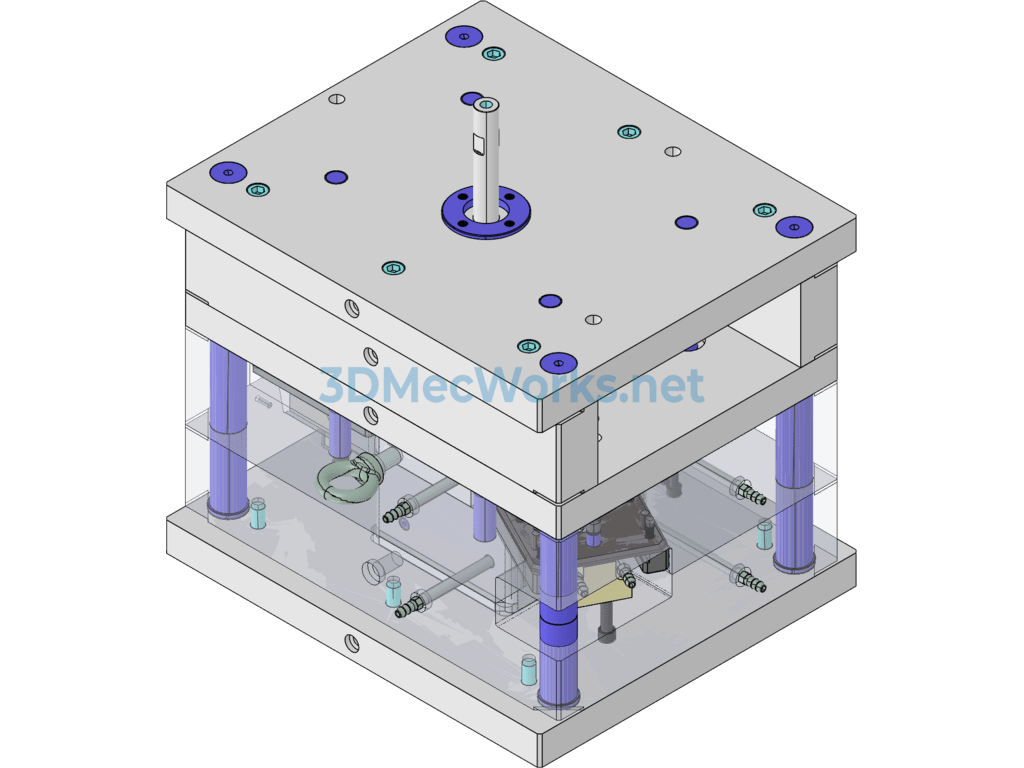 Pipeline Interface Mold (ug Design) - UG(NX) - Free Download Pipeline Interface Mold (ug Design) - Image 3