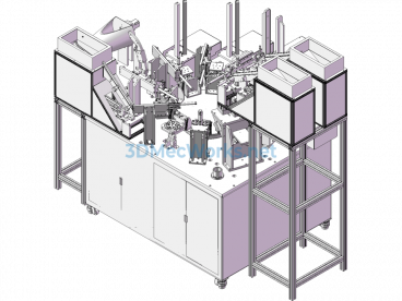 Automobile Valve Plate Assembly Automatic Machine (SW Design) - SolidWorks - Free Download