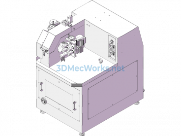MLW100 Wet Type Round Tube Polishing Machine SW Design - SolidWorks - Free Download