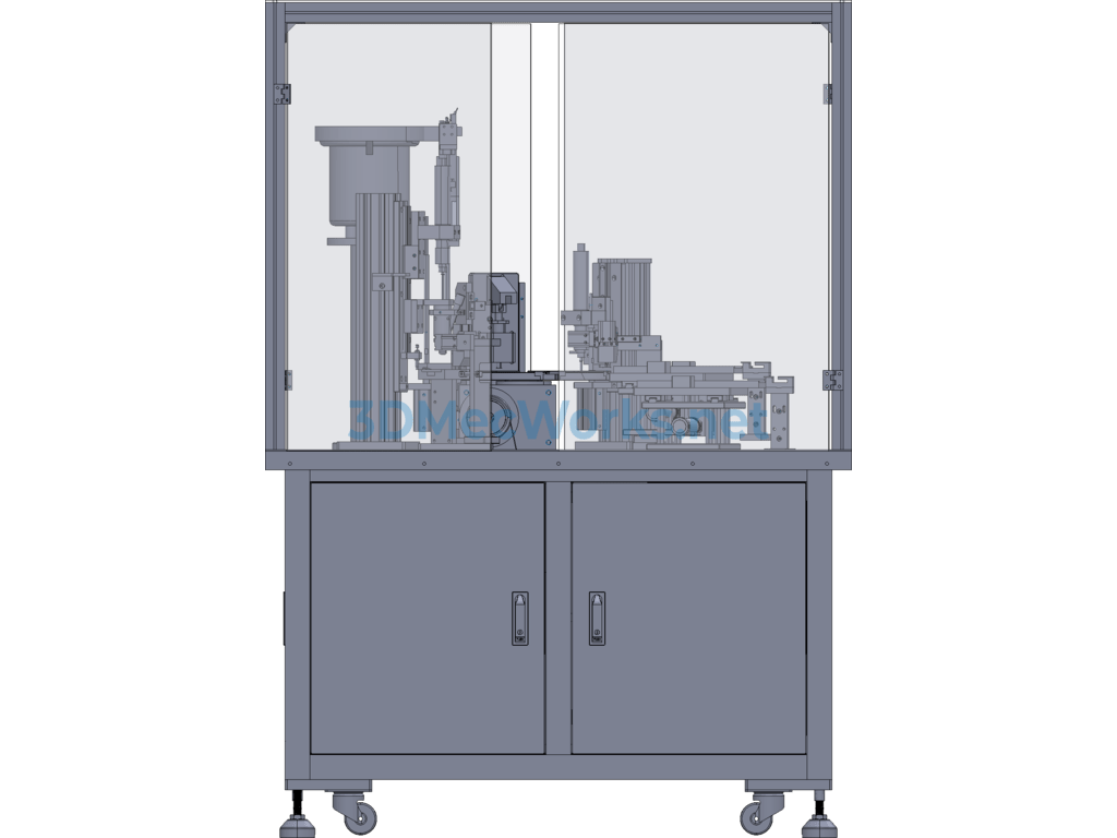 Non-Standard Rotary Screw Locking Machine (includes Proe Model + Cad Drawings) - Creo - Free Download Non-Standard Rotary Screw Locking Machine (includes Proe Model + Cad Drawings) - Image 5