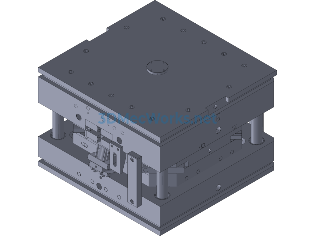 Detailed Turnover Box Mold (file Can Be Used Directly) - Exported - Free Download Detailed Turnover Box Mold (file Can Be Used Directly) - Image 2