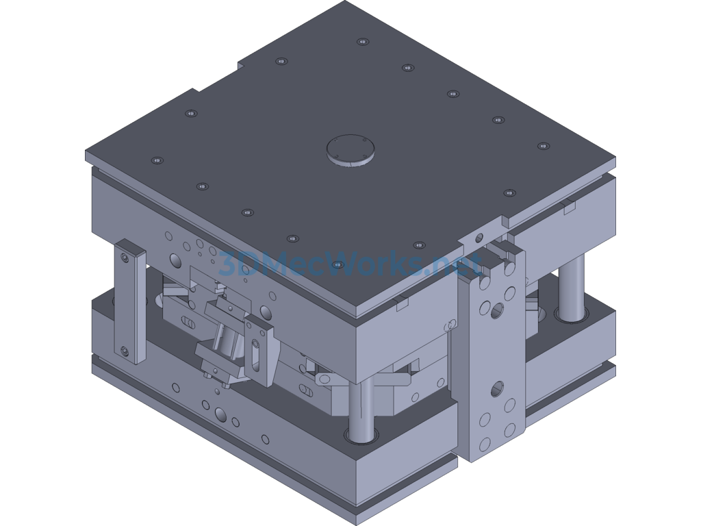 Detailed Turnover Box Mold (file Can Be Used Directly) - Exported - Free Download Detailed Turnover Box Mold (file Can Be Used Directly) - Image 4