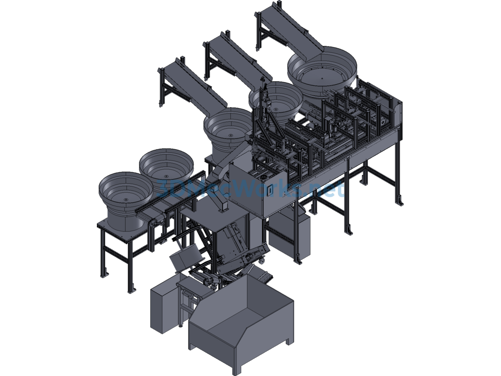 Automated Assembly Machine (mature Equipment) - SolidWorks - Free Download Automated Assembly Machine (mature Equipment) - Image 2