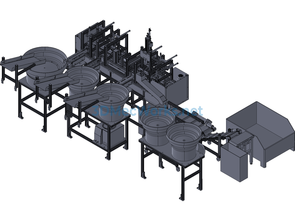 Automated Assembly Machine (mature Equipment) - SolidWorks - Free Download Automated Assembly Machine (mature Equipment) - Image 3