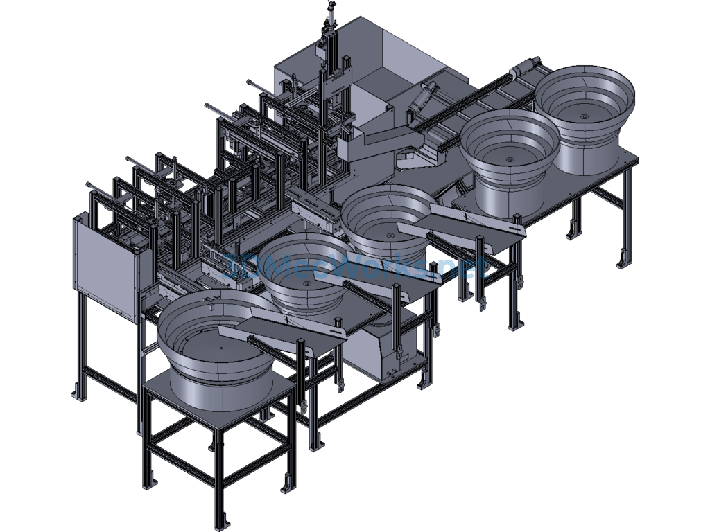 Automated Assembly Machine (mature Equipment) - SolidWorks - Free Download Automated Assembly Machine (mature Equipment) - Image 4