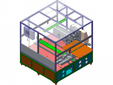 ACF Laminating Machine (ACF Bonding Machine) - SolidWorks - Free Download