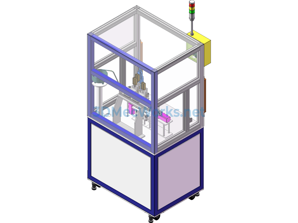 Fully Automatic Screw Machine (automated Feeding and Screw Driving) - SolidWorks - Free Download Fully Automatic Screw Machine (automated Feeding and Screw Driving) - Image 3