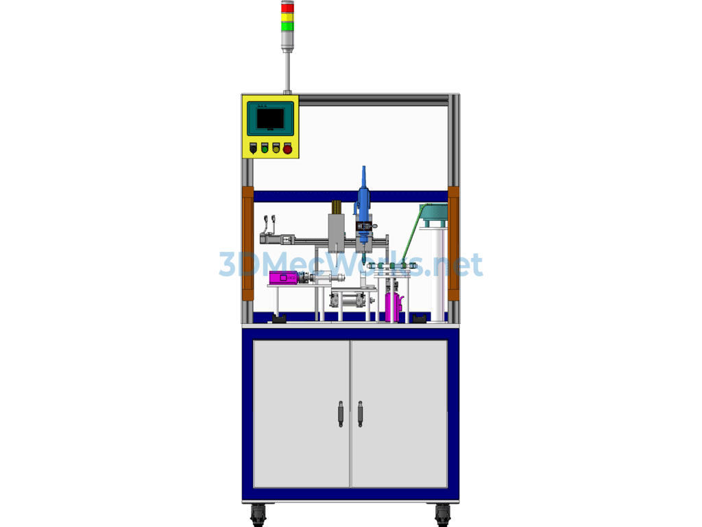 Fully Automatic Screw Machine (automated Feeding and Screw Driving) - SolidWorks - Free Download Fully Automatic Screw Machine (automated Feeding and Screw Driving) - Image 5