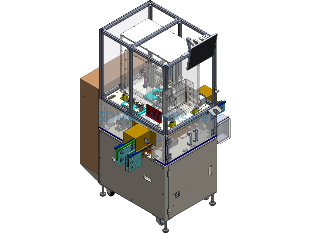 Vehicle Motor Noise Detection Equipment - SolidWorks - Free Download Vehicle Motor Noise Detection Equipment - Image 2