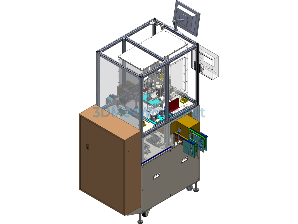 Vehicle Motor Noise Detection Equipment - SolidWorks - Free Download Vehicle Motor Noise Detection Equipment - Image 3