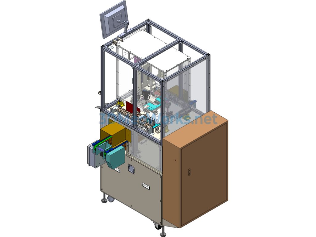 Vehicle Motor Noise Detection Equipment - SolidWorks - Free Download Vehicle Motor Noise Detection Equipment - Image 4