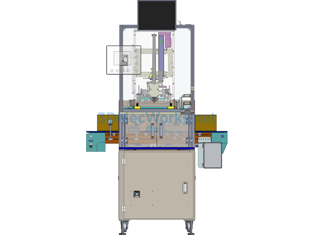 Vehicle Motor Noise Detection Equipment - SolidWorks - Free Download Vehicle Motor Noise Detection Equipment - Image 5