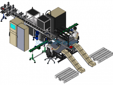 Component Packaging Assembly Line Equipment - Creo.Parametric - Free Download