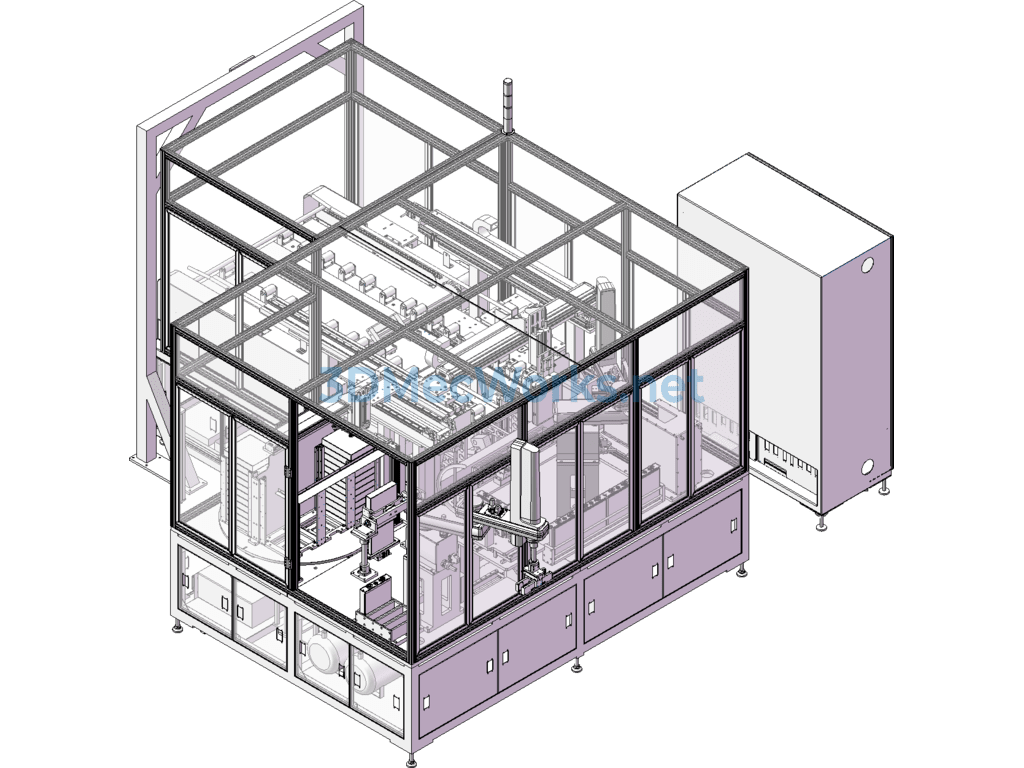 High-Efficiency Large Power Battery Encasement Machine (non-Standard Assembly Machine) - SolidWorks - Free Download High-Efficiency Large Power Battery Encasement Machine (non-Standard Assembly Machine)