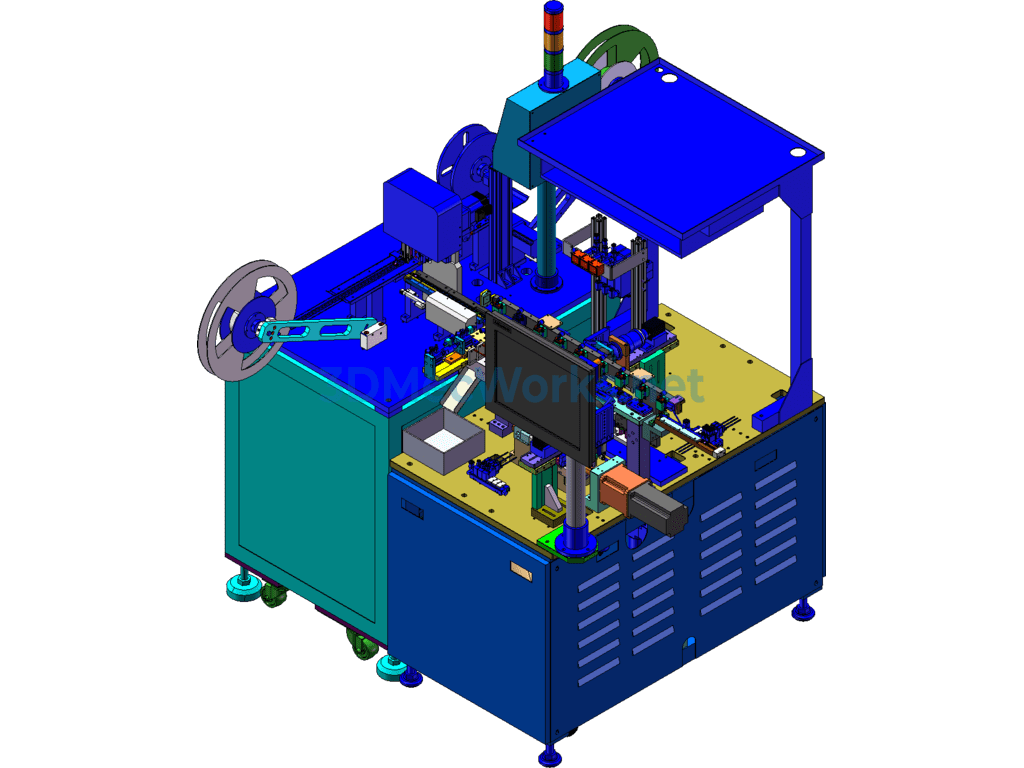 Ccd Automatic Inspection Packaging Machine (sw Design) - SolidWorks - Free Download Ccd Automatic Inspection Packaging Machine (sw Design) - Image 4