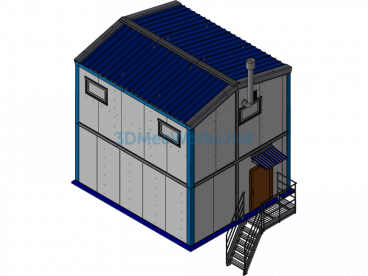 Wastewater Biological Treatment Station (Wastewater Biological Treatment Plant) - SolidWorks - Free Download