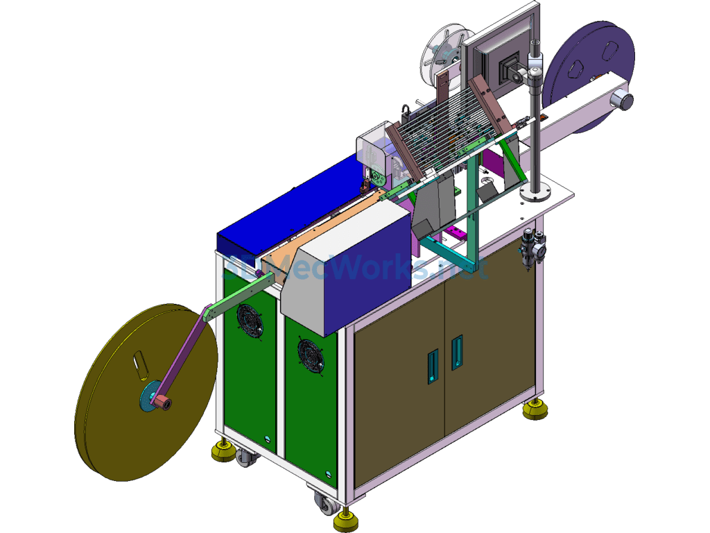 Fully Automatic Smd Taping, Testing and Packaging Machine - SolidWorks - Free Download Fully Automatic Smd Taping, Testing and Packaging Machine - Image 4