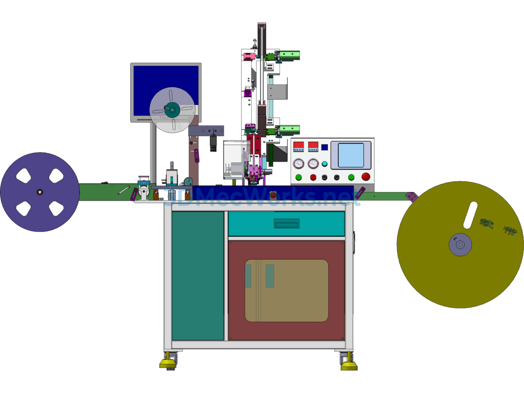 Fully Automatic Smd Taping, Testing and Packaging Machine - SolidWorks - Free Download Fully Automatic Smd Taping, Testing and Packaging Machine - Image 5