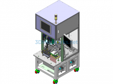 Apple Tablet Battery Assembly Machine Equipment - SolidWorks - Free Download