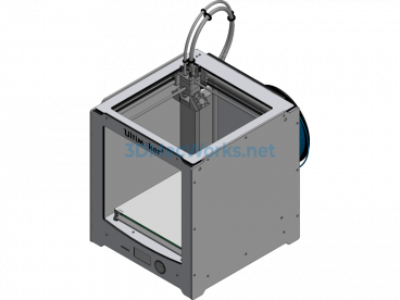 Full Set Of Ultimaker 2 3D Printer (Including Detail Diagram 260M) - Inventor - Free Download