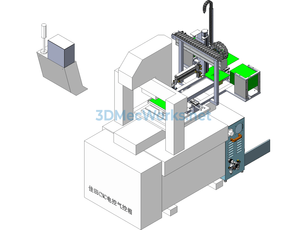 Automatic Feeding System for Processing 3 to 7 Inch Glass Mobile Screens - SolidWorks - Free Download Automatic Feeding System for Processing 3 to 7 Inch Glass Mobile Screens - Image 3