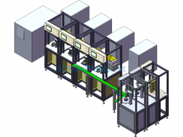 Automated Welding Machine For Production Line - SolidWorks - Free Download