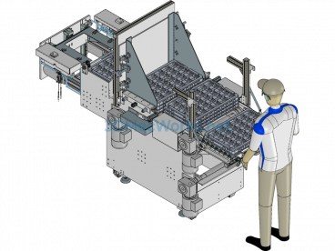 Automated Material Box (Tray) Stacker - UG(NX) - Free Download