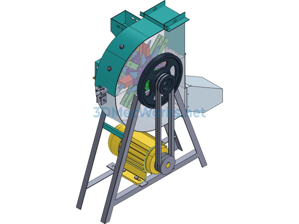 Large-Scale Crushing, Dust Removal, Compression, and Forming Machine Equipment - Creo - Free Download Large-Scale Crushing, Dust Removal, Compression, and Forming Machine Equipment - Image 2