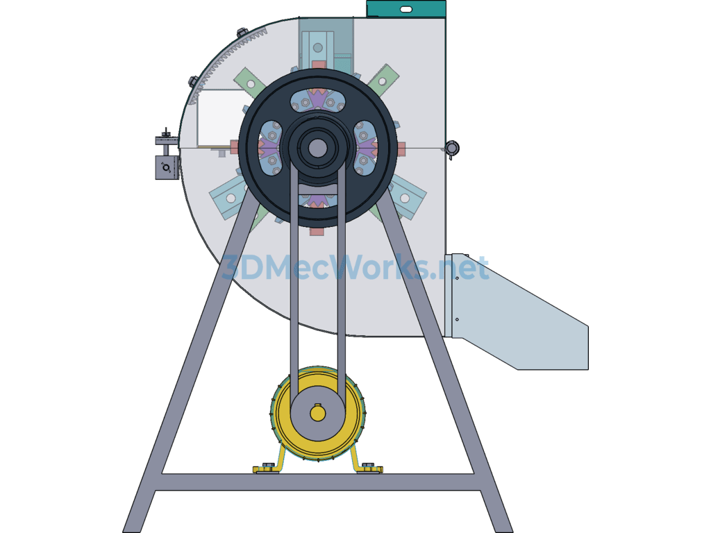 Large-Scale Crushing, Dust Removal, Compression, and Forming Machine Equipment - Creo - Free Download Large-Scale Crushing, Dust Removal, Compression, and Forming Machine Equipment - Image 5