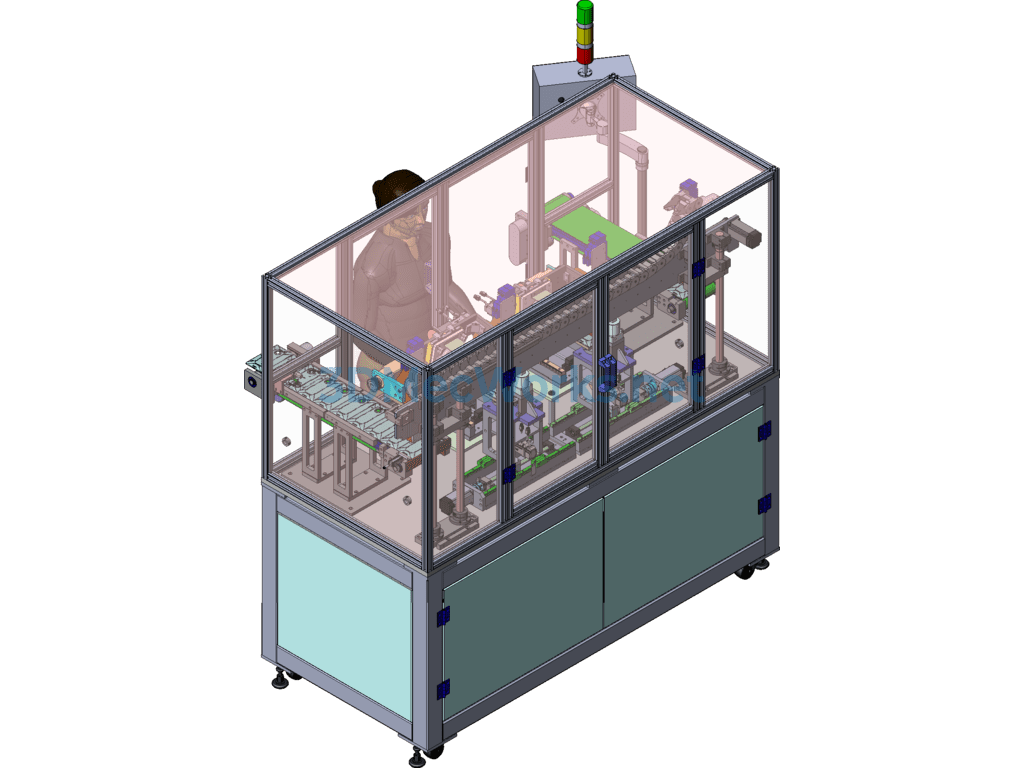 Automatic Mobile Phone Case Polishing Machine - SolidWorks - Free Download Automatic Mobile Phone Case Polishing Machine - Image 4