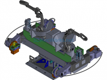 2500-700 Three-Axis Horizontal Rotary Positioner - Catia - Free Download