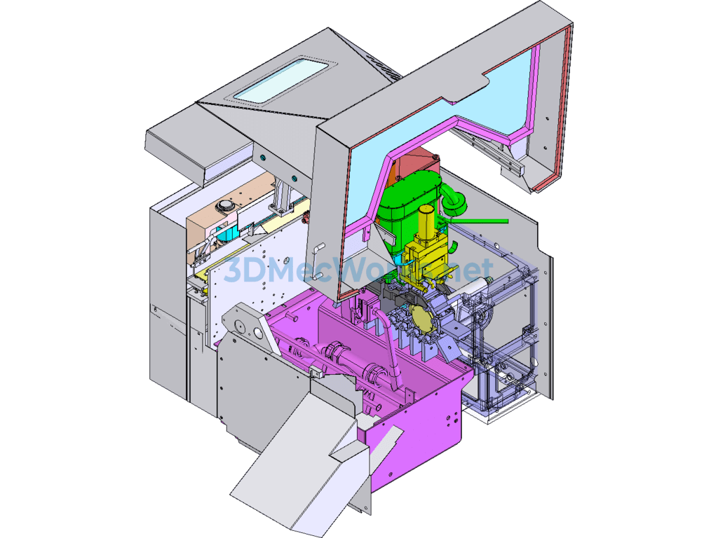 Complete Beverage Production Line Packaging Machine - SolidWorks - Free Download Complete Beverage Production Line Packaging Machine - Image 4