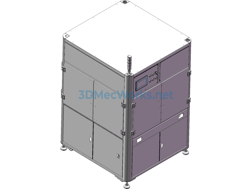 Design Drawings for Fpc Automatic Material Collection Machine - SolidWorks - Free Download Design Drawings for Fpc Automatic Material Collection Machine - Image 2