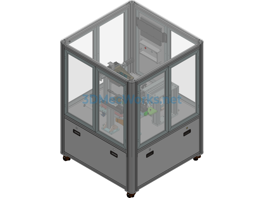 Fpc Automatic Vision Inspection Machine, Flexible Circuit Board Inspection Equipment - SolidWorks - Free Download Fpc Automatic Vision Inspection Machine, Flexible Circuit Board Inspection Equipment - Image 3