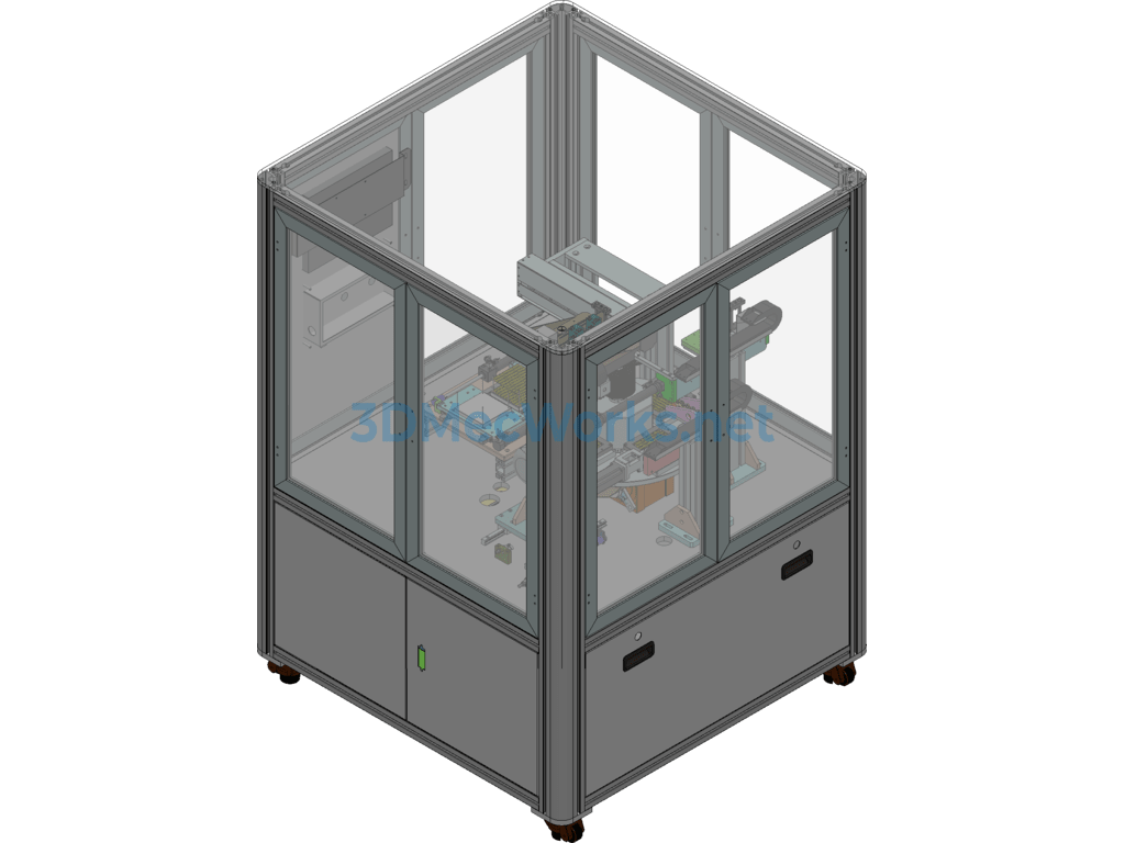 Fpc Automatic Vision Inspection Machine, Flexible Circuit Board Inspection Equipment - SolidWorks - Free Download Fpc Automatic Vision Inspection Machine, Flexible Circuit Board Inspection Equipment - Image 4