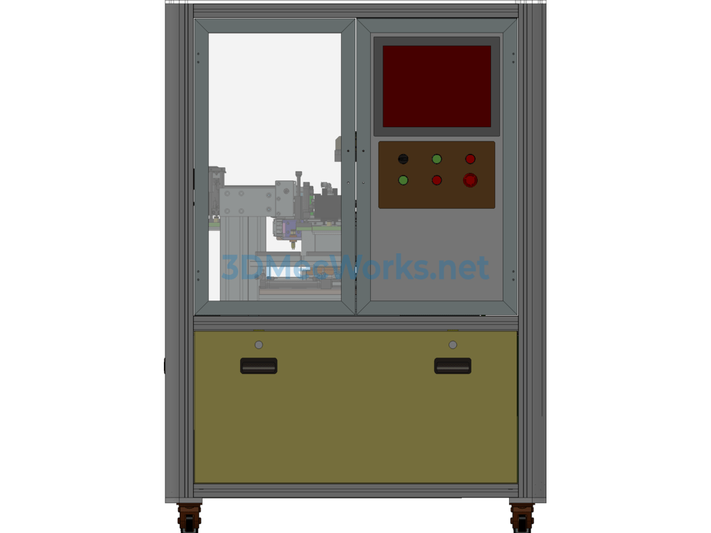 Fpc Automatic Vision Inspection Machine, Flexible Circuit Board Inspection Equipment - SolidWorks - Free Download Fpc Automatic Vision Inspection Machine, Flexible Circuit Board Inspection Equipment - Image 5