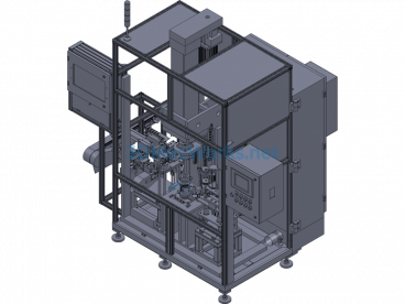 2CN Front Steering Knuckle Press-Fit Machine (Junction Box And Wire Duct) - SolidWorks - Free Download