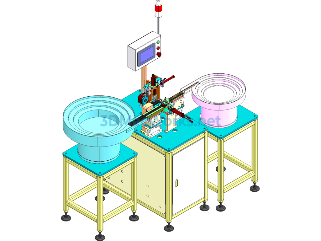 Automatic Insertion Device for Power Supply Case - SolidWorks - Free Download Automatic Insertion Device for Power Supply Case - Image 2
