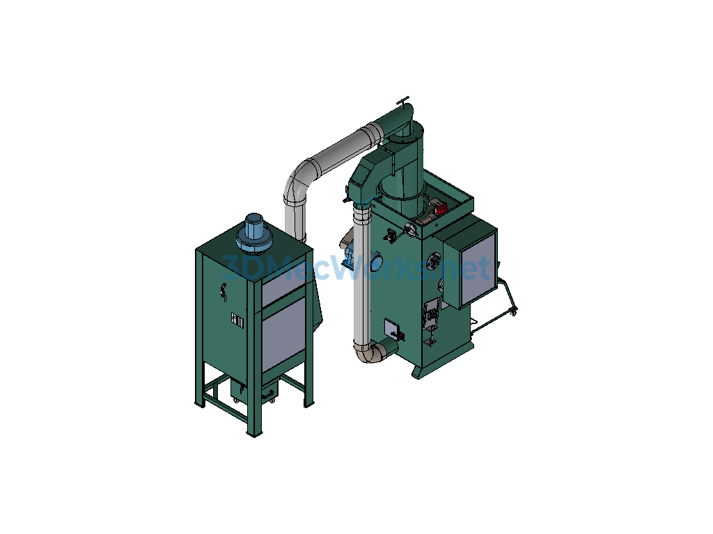 Tracked 50 Type Sandblasting Machine (heightened 100) Proe - Exported - Free Download Tracked 50 Type Sandblasting Machine (heightened 100) Proe - Image 4