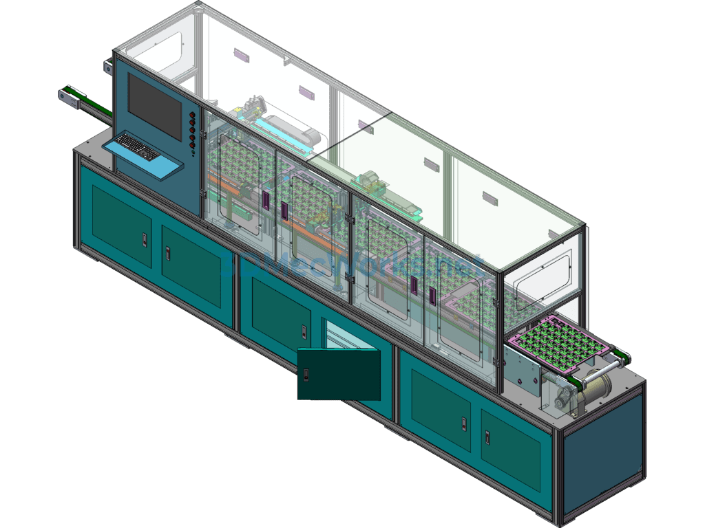 Skyworth Wifi Automated Testing Production Line Equipment - Including Bom List + Engineering Drawings - SolidWorks - Free Download Skyworth Wifi Automated Testing Production Line Equipment - Including Bom List + Engineering Drawings