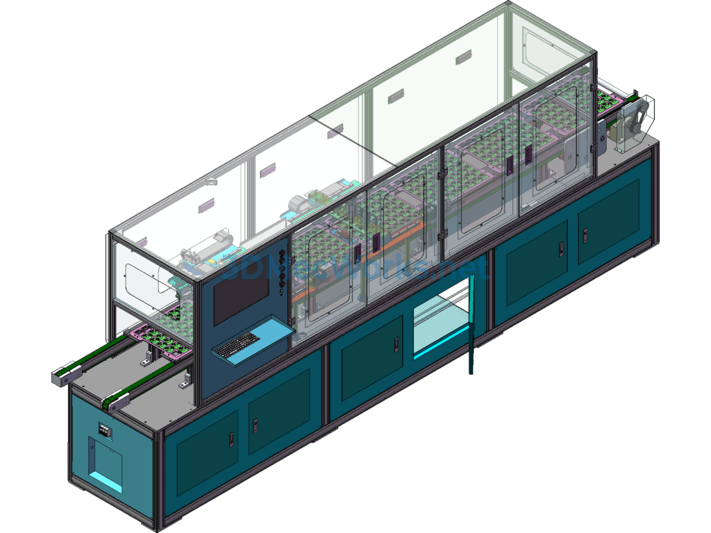 Skyworth Wifi Automated Testing Production Line Equipment - Including Bom List + Engineering Drawings - SolidWorks - Free Download Skyworth Wifi Automated Testing Production Line Equipment - Including Bom List + Engineering Drawings - Image 2