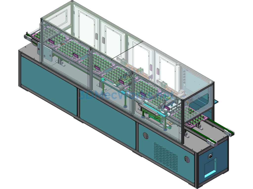 Skyworth Wifi Automated Testing Production Line Equipment - Including Bom List + Engineering Drawings - SolidWorks - Free Download Skyworth Wifi Automated Testing Production Line Equipment - Including Bom List + Engineering Drawings - Image 3