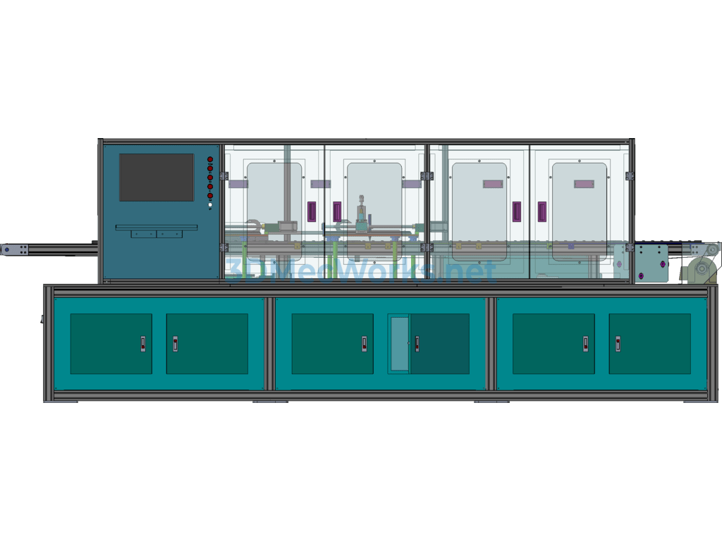 Skyworth Wifi Automated Testing Production Line Equipment - Including Bom List + Engineering Drawings - SolidWorks - Free Download Skyworth Wifi Automated Testing Production Line Equipment - Including Bom List + Engineering Drawings - Image 5