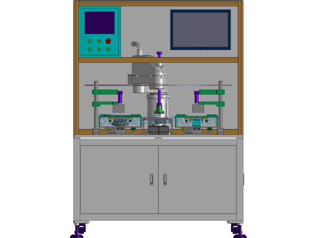 Tablet Camera Lens Bracket Ccd Alignment Bonding Machine (four-Axis Robotic Arm Equipment) - Exported - Free Download Tablet Camera Lens Bracket Ccd Alignment Bonding Machine (four-Axis Robotic Arm Equipment) - Image 5