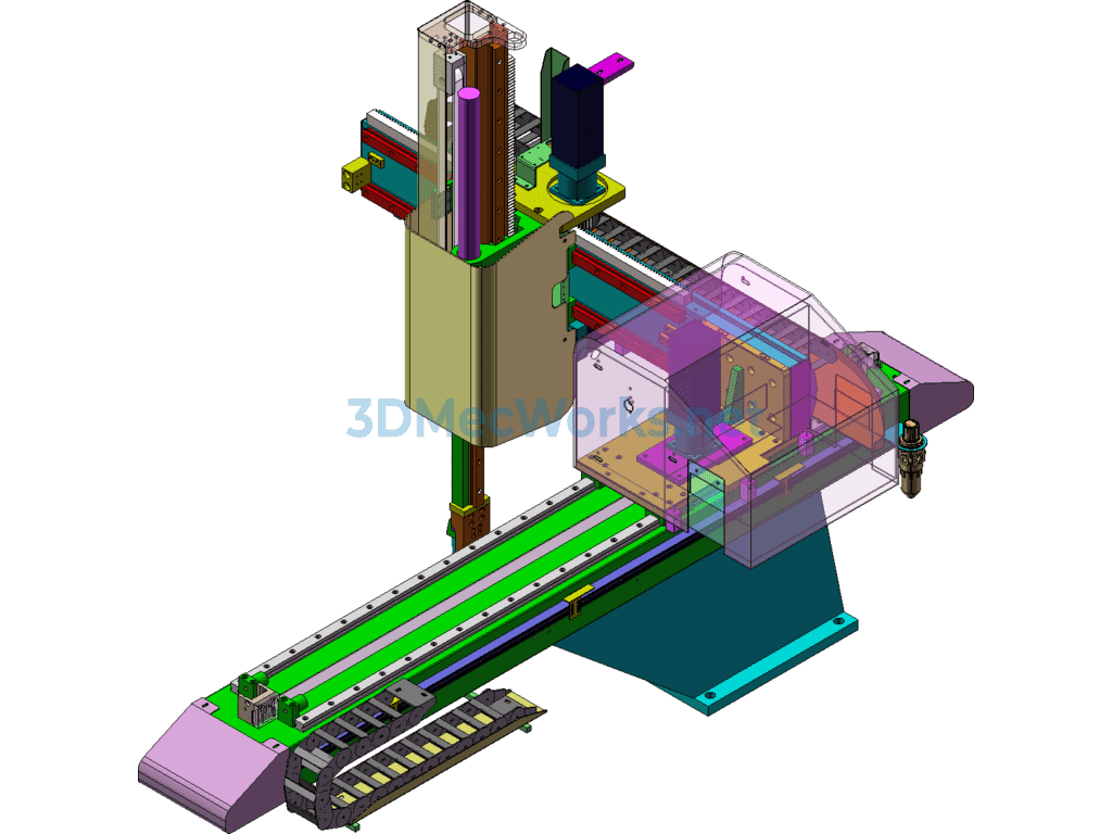 B650 Three-Axis Servo Robot, Injection Molding Robot Including Complete Set of Engineering Drawings - SolidWorks - Free Download B650 Three-Axis Servo Robot, Injection Molding Robot Including Complete Set of Engineering Drawings - Image 4