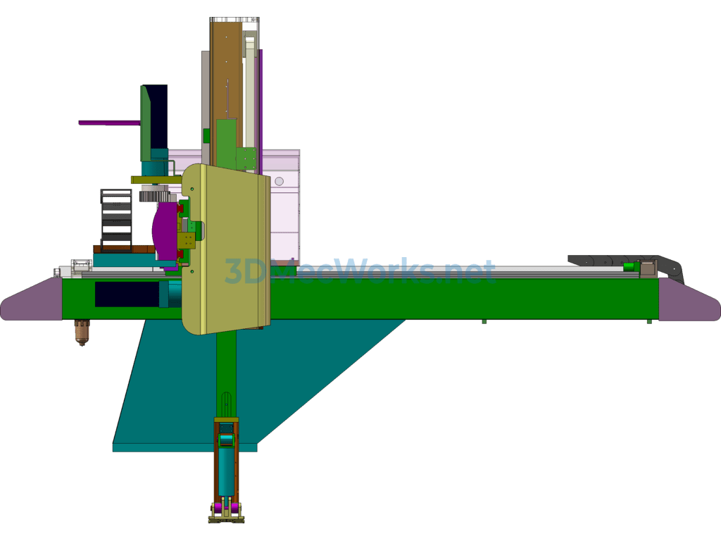 B650 Three-Axis Servo Robot, Injection Molding Robot Including Complete Set of Engineering Drawings - SolidWorks - Free Download B650 Three-Axis Servo Robot, Injection Molding Robot Including Complete Set of Engineering Drawings - Image 5